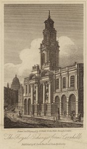 El Royal Exchange en la Ciudad de Londres de English School