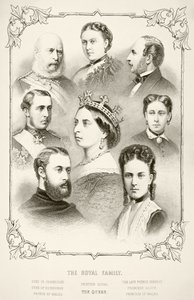 La familia real de la reina Victoria, de 