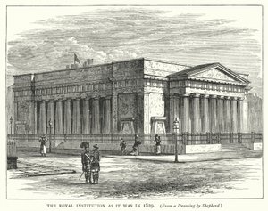 La Real Institución como era en 1829 de English School