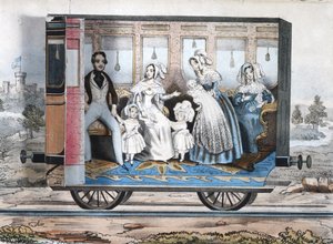 El vagón real, c.1848 de English School