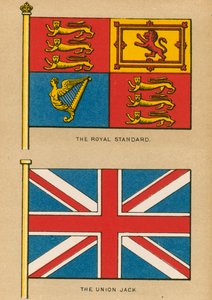El estandarte real. La bandera de la Unión de English School