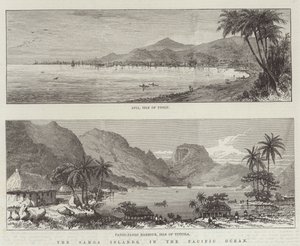 Las Islas Samoa, en el Océano Pacífico de English School