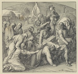 Los sufrimientos del Salvador (grabado) de English School