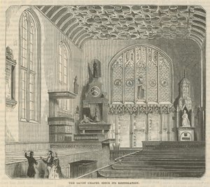 La Capilla del Savoy desde su restauración de English School