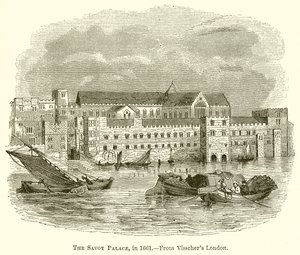 El Palacio de Savoy, en 1661