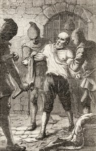 El Azotamiento de George Penn durante la Inquisición Española de English School