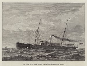 El yate de hélice Siren, para la Corporación de la Casa de la Trinidad de English School