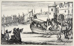 Los Siete Obispos regresando de la Torre, 1688 de English School