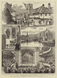 El festival memorial de Shakespeare en Stratford-on-Avon