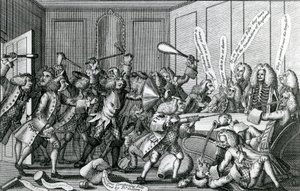 El asedio del castillo de Warwick, o la batalla entre los compañeros y licenciados, 1768