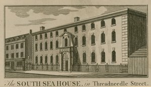 La Casa del Mar del Sur en Threadneedle Street, Londres de English School