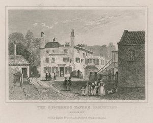 La Taberna Spaniards, Hampstead, Londres de English School