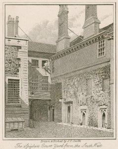 El patio del Portavoz desde el suroeste de English School