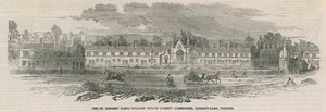 Casas de beneficencia de la caridad de la finca St Clement Danes Holborn en Garratt Lane de English School