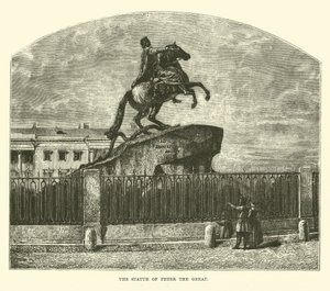La estatua de Pedro el Grande de English School