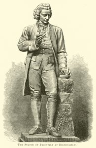 La estatua de Priestley en Birmingham de English School