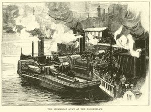 El Muelle de Vapores en el Broomielaw