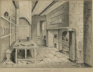 La cocina de piedra en la Torre de Londres
