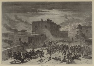El asalto de Kars (grabado)