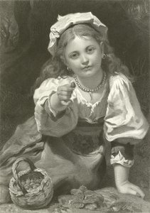 La niña de las fresas