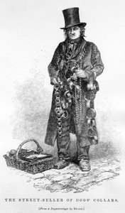 El vendedor callejero de collares para perros, c.1840