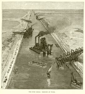 El Canal de Suez: Dragas en acción de English School