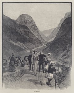 El "Sunbeam" en Noruega, por Lady Brassey (grabado) de English School