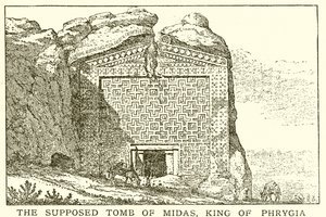La supuesta tumba de Midas, rey de Frigia