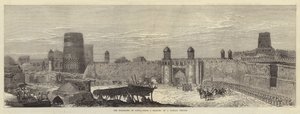 La rendición de Khiva (grabado) de English School