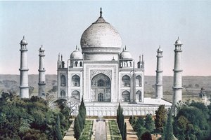 El Taj Mahal en Agra de English School