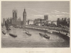 El Terraplén del Támesis, Londres de English School