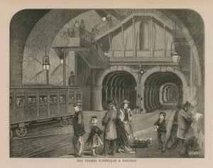 El Túnel del Támesis como Ferrocarril