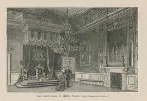 La Sala del Trono en el Palacio de St. James de English School