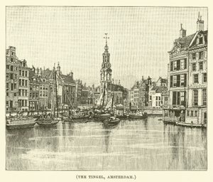 El Tingel, Amsterdam (grabado) de English School
