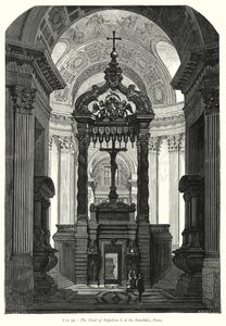 La tumba de Napoleón I en los Inválidos, París