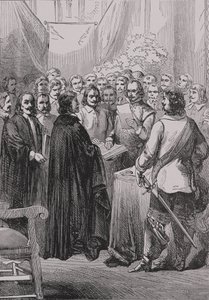 El tratado de Westfalia, de La historia de Francia, por Emile de Bonnechose, publicado por Ward, Lock and Co, Londres de English School