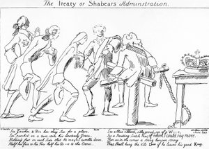 El tratado o la administración de Shabears, 1757 de English School