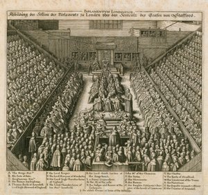 El Juicio del Conde de Strafford de English School