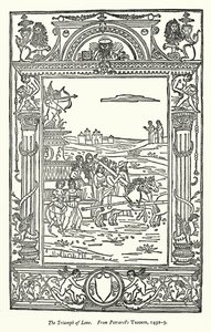El Triunfo del Amor, de los Trionfi de Petrarca