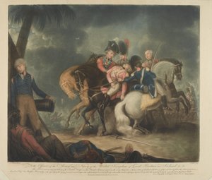 La Victoria de las Tropas Británicas sobre los Franceses el 21 de marzo de 1801 de English School