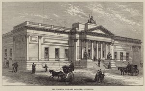 La Galería de Bellas Artes Walker, Liverpool (grabado) de English School