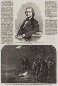 La Guerra en América (grabado) de English School