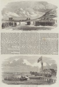 La guerra en el Danubio (grabado) de English School