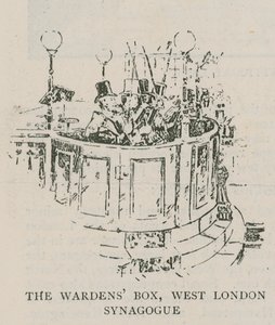 La Caja de los Guardianes, Sinagoga del Oeste de Londres de English School