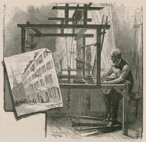 Los tejedores de Spitalfields de English School