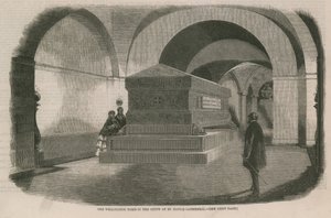La tumba de Wellington en la cripta de la Catedral de San Pablo