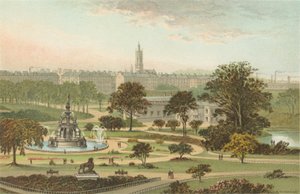 El parque West End - Glasgow de English School