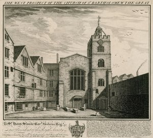La Vista Oeste de la Iglesia de San Bartolomé el Grande de English School
