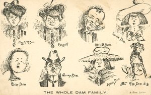 Toda la familia Dam (litografía)