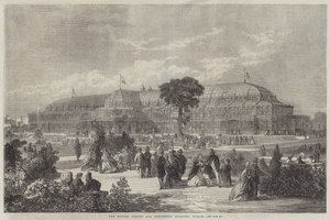 El jardín de invierno y edificio de exposiciones, Dublín de English School